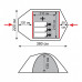 Палатка Tramp Lite Camp 3 Oliva (TLT-007.06)
