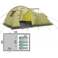 Палатка четырехместная Pinguin Omega 4 Green (PNG 128.4.Green)