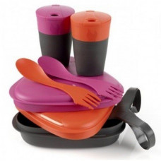 Набор посуды для двоих Light My Fire - Pack'n Eat Kit Fuchsia/Orange (LMF 50689340)