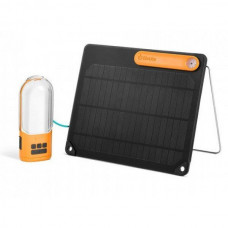 Набор солнечная батарея + фонарь Biolite - PowerLight Solar Kit Black/Orange (BLT SXA1001+)