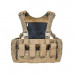 Разгрузочный жилет Tasmanian Tiger - Trouper Back Plate Khaki (TT 7789.343)