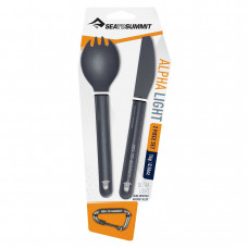 Набор столовых приборов Sea To Summit Alpha Light Cutlery Set Grey (STS ACUTALSET2)