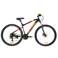 Велосипед 29" Optimabikes F-1 AM 14G DD рама-20" Al черно-красный с желтым 2019 (OPS-OP-29-076)