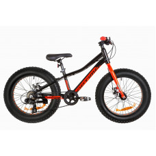 Велосипед 20" Optimabikes PALADIN 14G DD рама-11" Al черно-красный 2019 (OPS-OP-20-006)