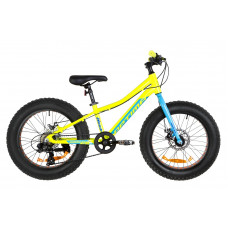 Велосипед 20" Optimabikes PALADIN 14G DD рама-11" Al желто-синий 2019 (OPS-OP-20-007)