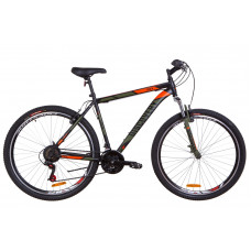 Велосипед 29" Discovery TREK AM 14G Vbr рама-20" St черно-оранжевый хаки (м) 2019 (OPS-DIS-29-039)