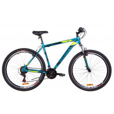 Велосипед 29" Discovery TREK AM 14G Vbr рама-20" St малахитовый с желтым (м) 2019 (OPS-DIS-29-041)