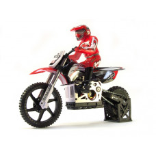 Радиоуправляемая модель Мотоцикл 1:4 Himoto Burstout MX400 Brushed Red (MX400r)