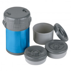 Термос Ferrino Inox Lunch Jug With 3 Containers 1.5 Lt Blue