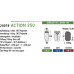 Спальный мешок High Peak Action 250 / +4°C (Right) Black/red