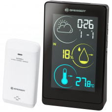 Метеостанція Bresser Colour weather station Temeo Life H Black (7008000CM3000)