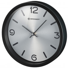 Годинник настінний Bresser MyTime Silver Edition Digit Black (8020316CM3000)